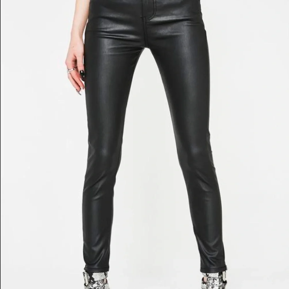 Mother Faux Leather Pants - Picture 2 of 6